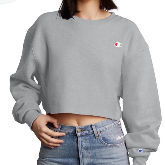 New Champion reverse weave crewneck cropped XL - Picture 6 of 8